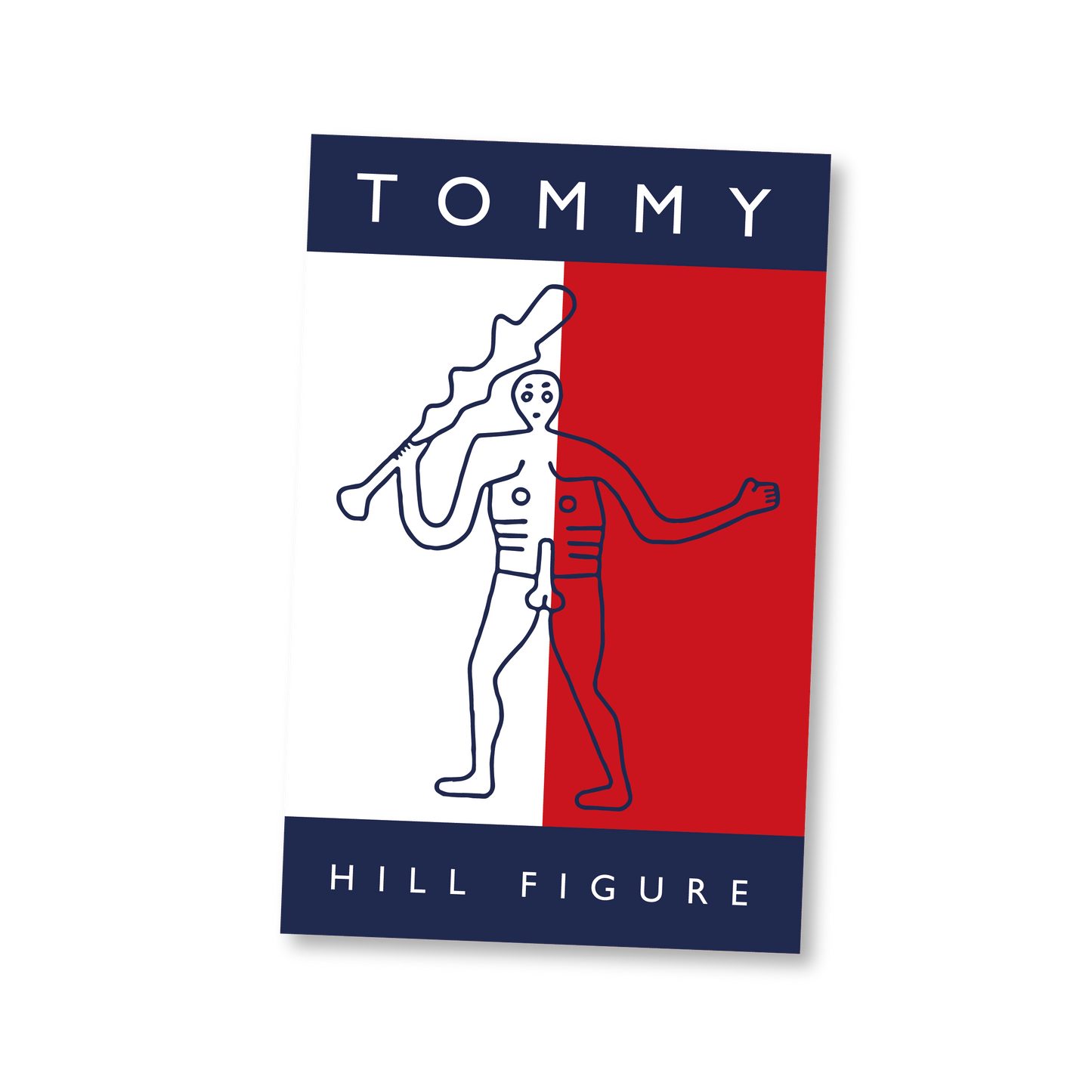 TOMMY HILL FIGURE STICKER